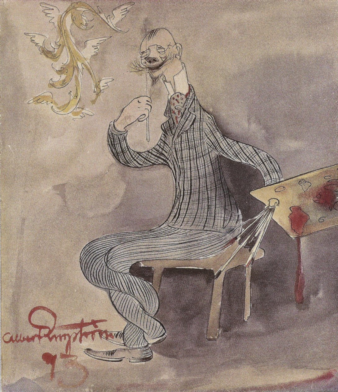 Karikatura Carla Larssona od Carl Larsson
