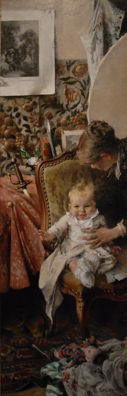Malá Suzanne od Carl Larsson