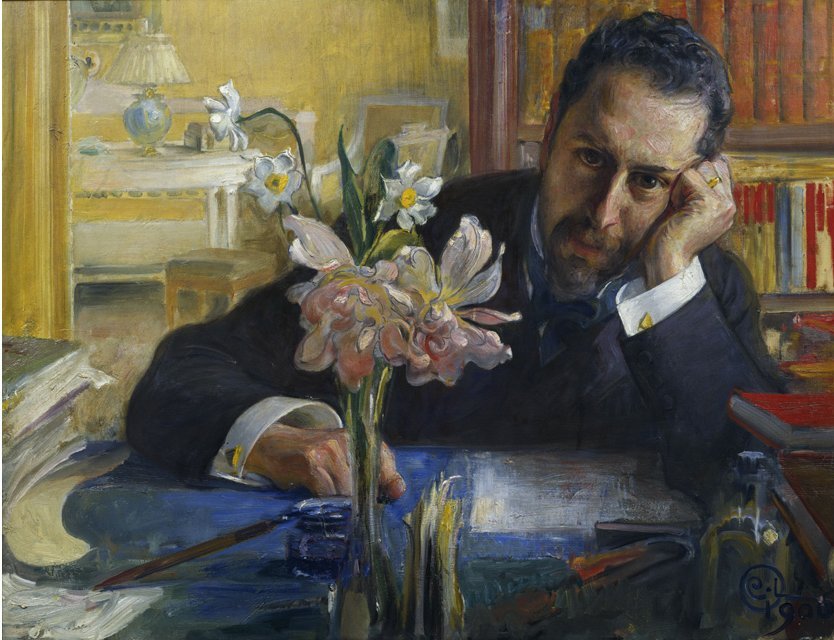 Oscar Levertin od Carl Larsson