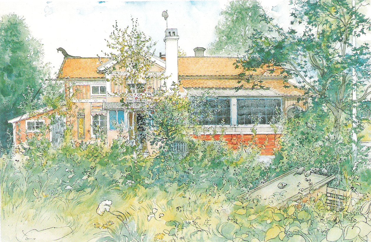 Chalupa od Carl Larsson