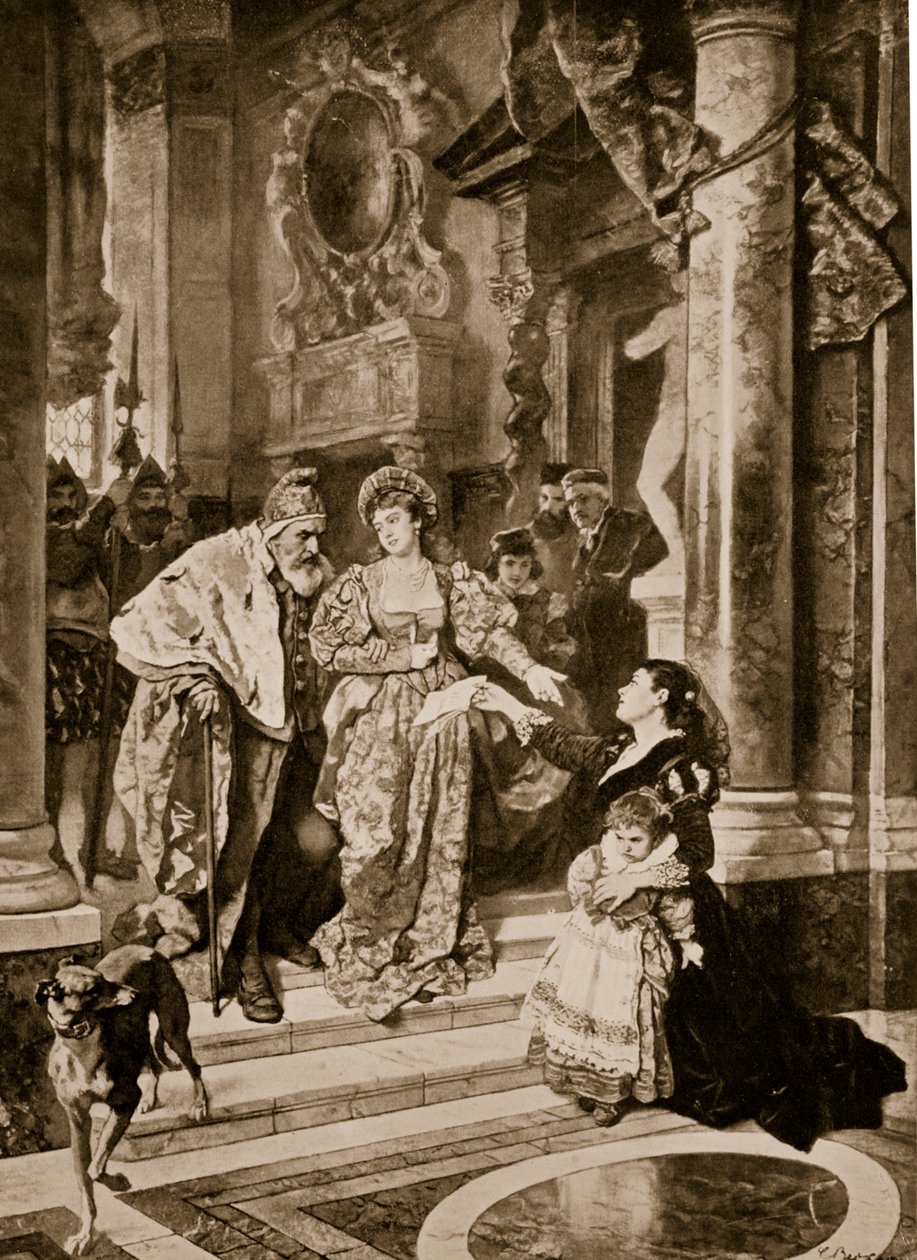 Navrhovatel před dóžetem od Carl Ludwig Friedrich Becker