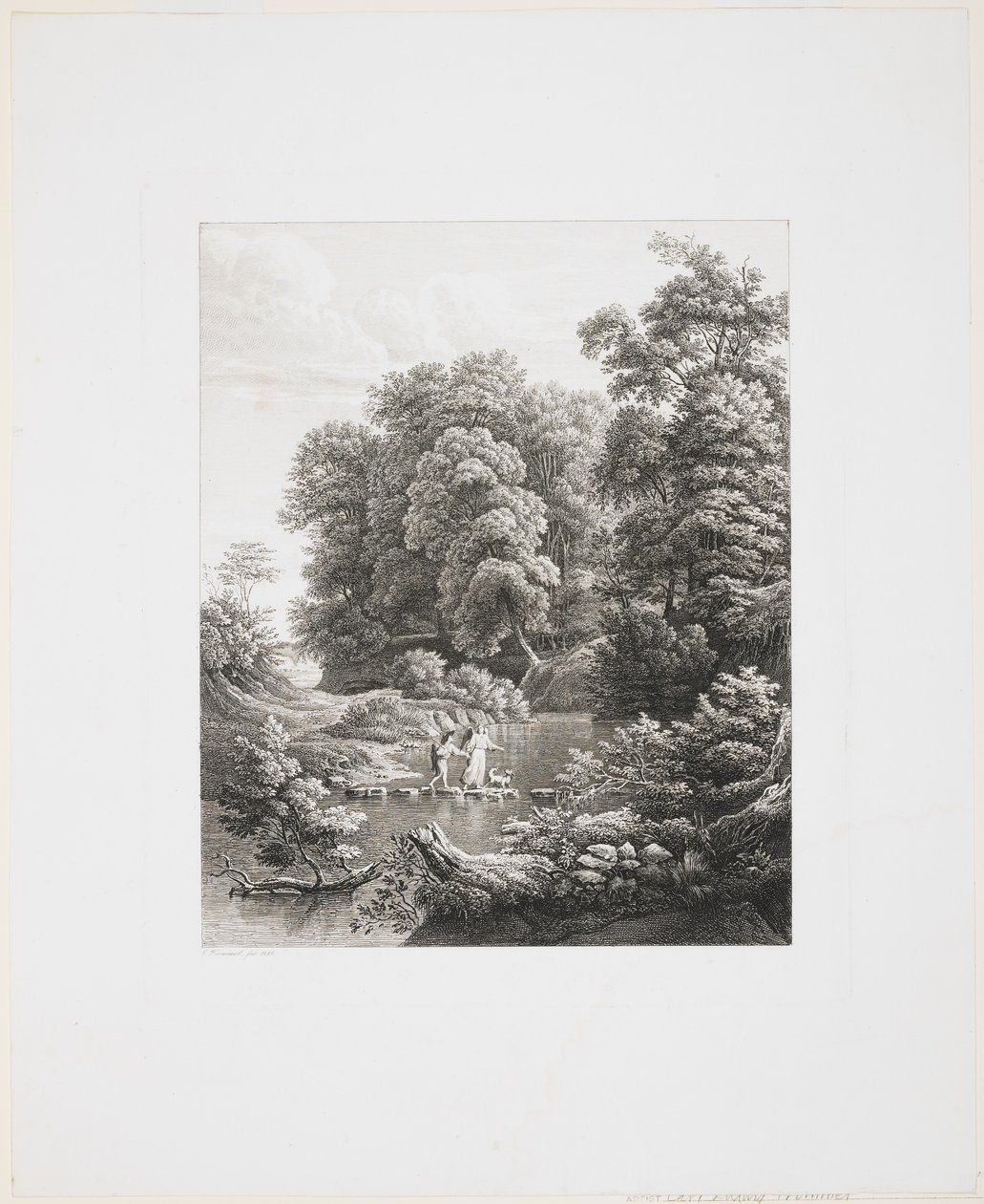 Tobiáš a anděl, 1835 od Carl Ludwig Frommel