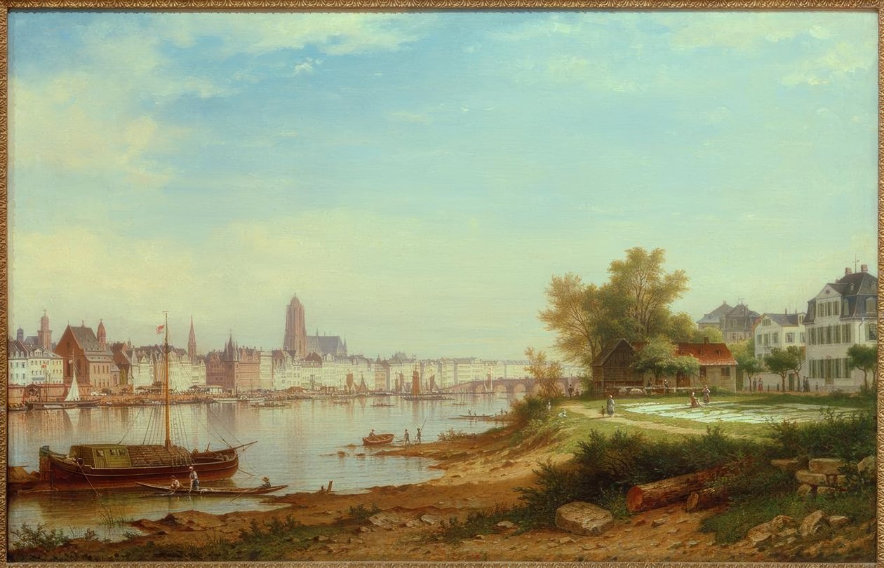 Frankfurt nad Mohanem / obraz Carla Morgensterna od Carl Morgenstern