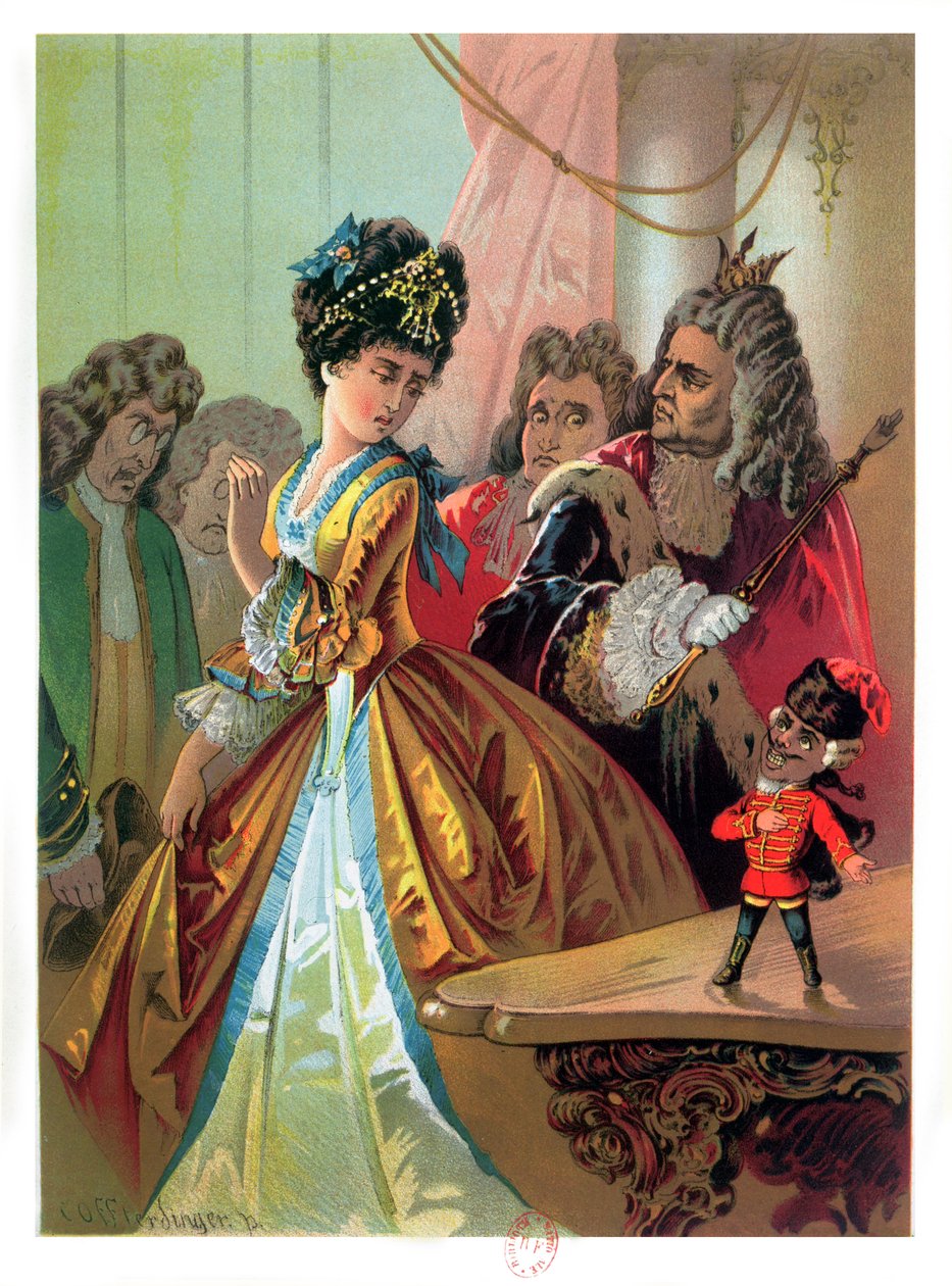 Starý král a louskáčkový princ, ilustrace z 