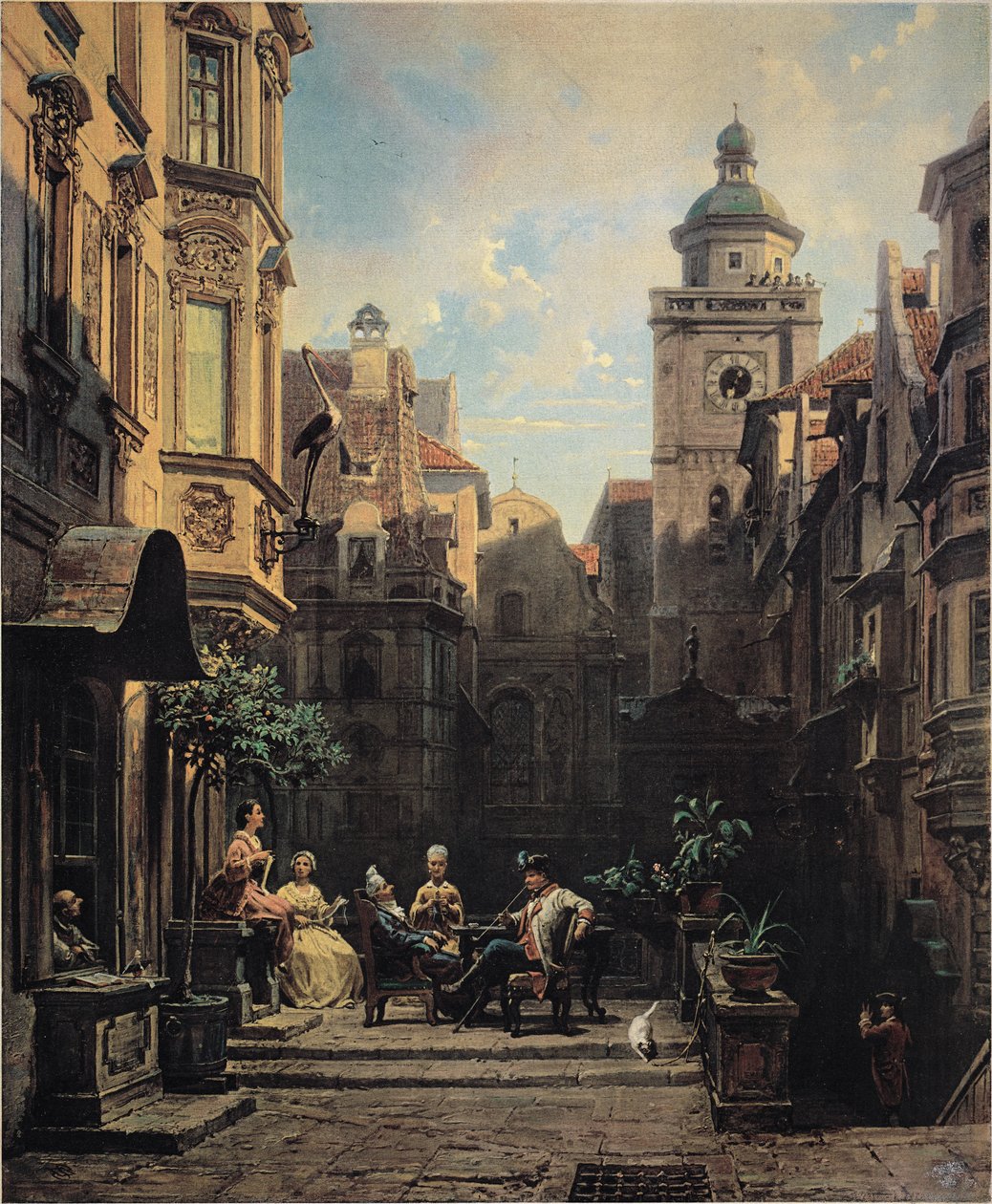 Dobrý drb od Carl Spitzweg