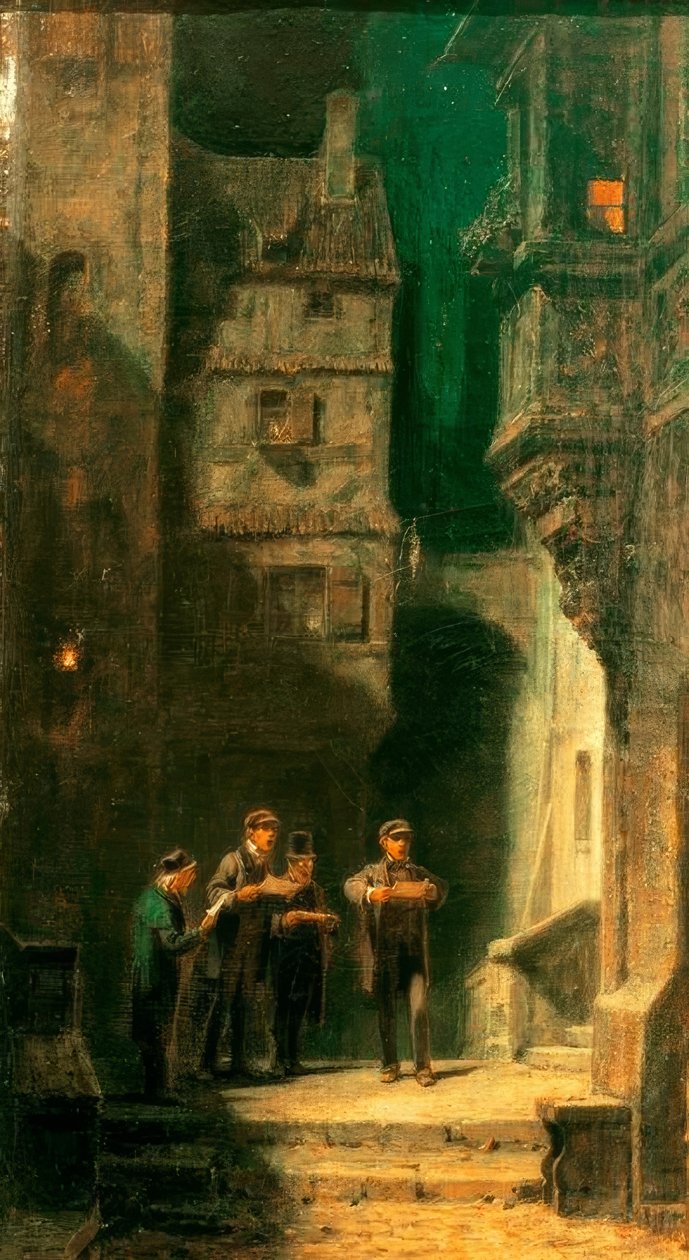 Kvarteto od Carl Spitzweg