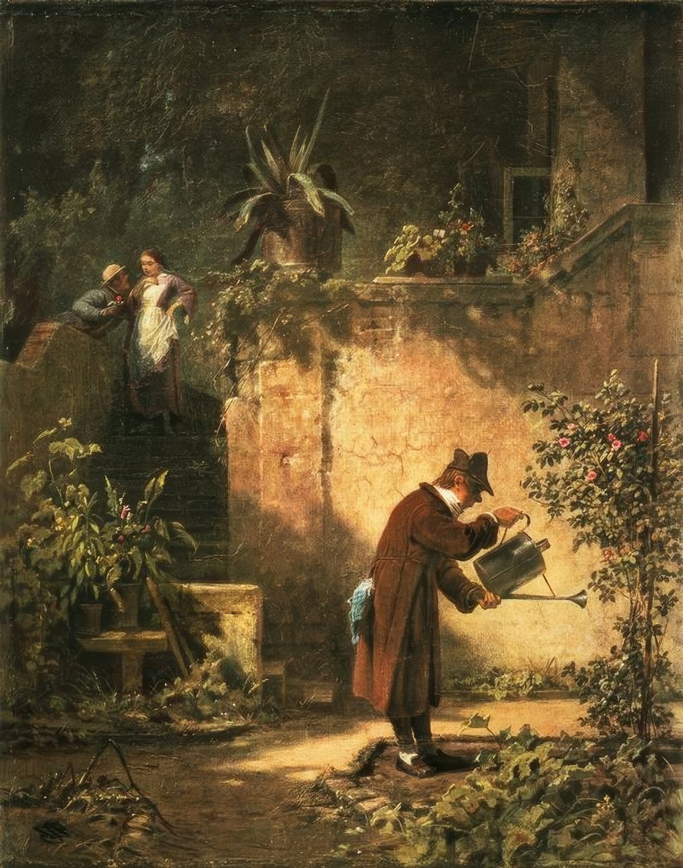 Kamarád ze zahrady od Carl Spitzweg