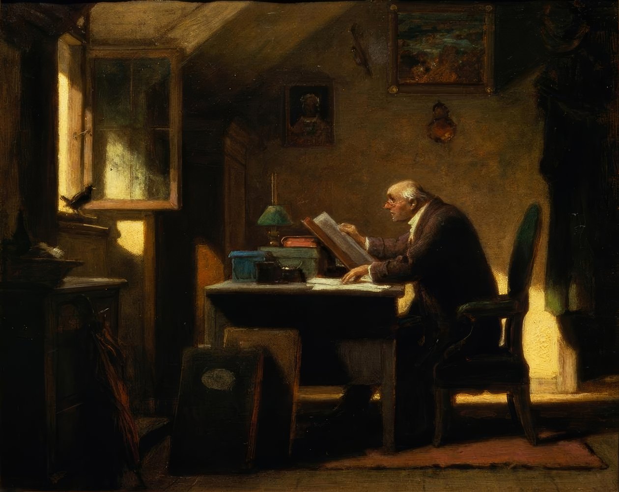 Návštěva od Carl Spitzweg