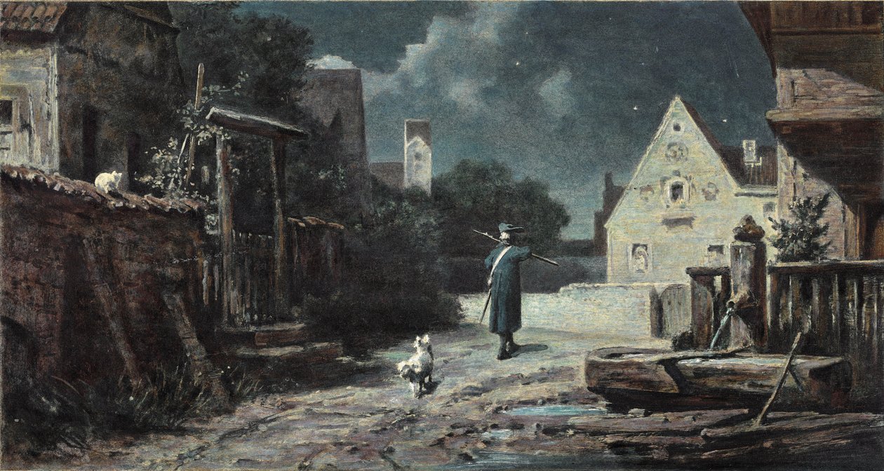 Noční hlídač od Carl Spitzweg