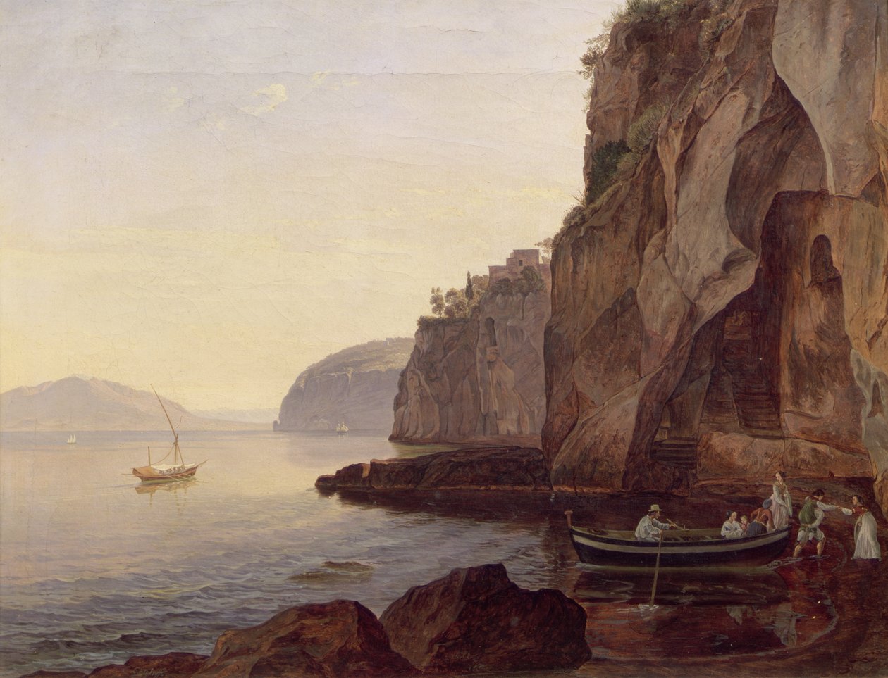 Cocumella poblíž Sorrenta, 1827 od Carl Wilhelm Goetzloff
