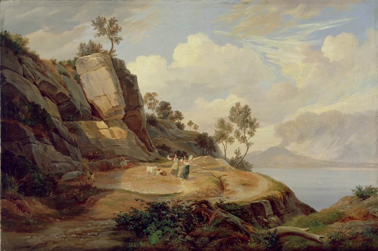 Krajina v Itálii od Carl Wilhelm Goetzloff