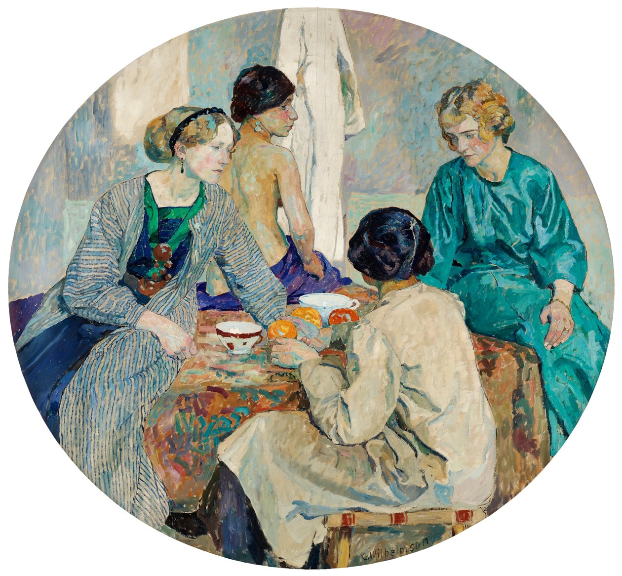Ve studiu od Carl Wilhelm Wilhelmson