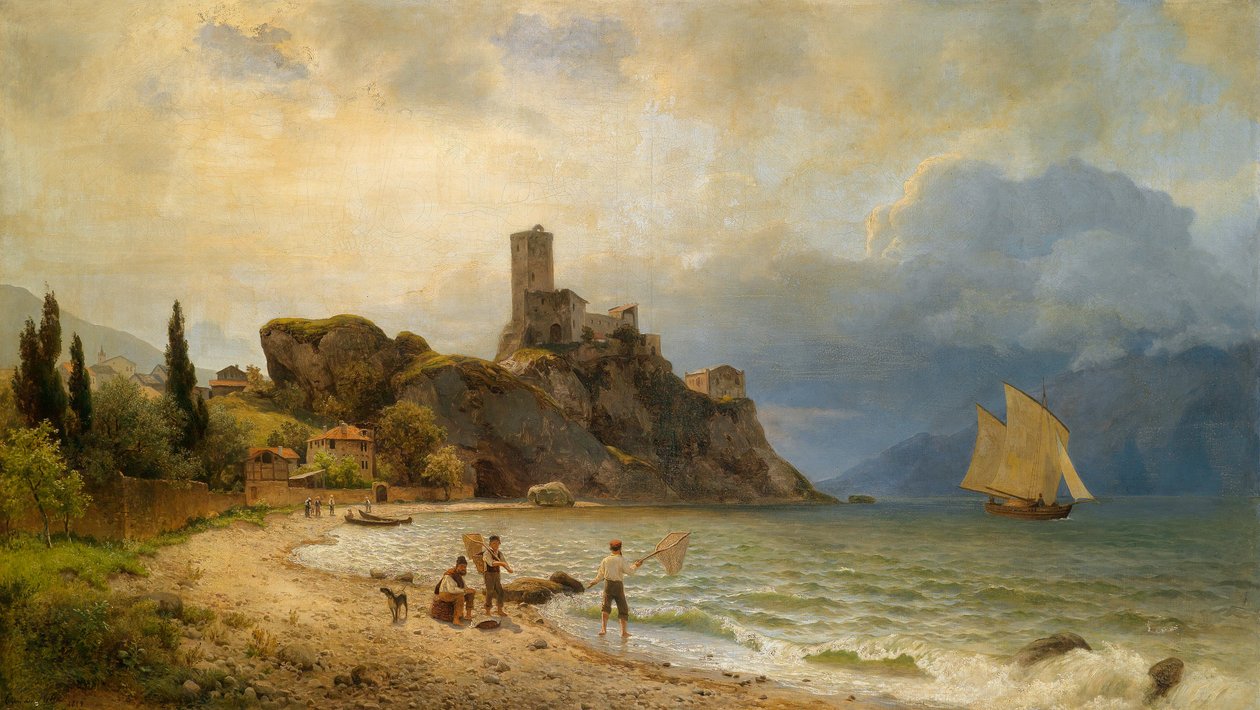 V zálivu Malcesine od Carl von der Hellen