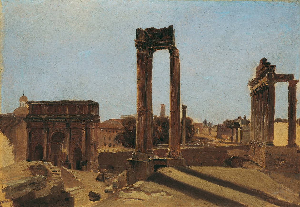 Dáte Forum Romanum od Carl Blechen
