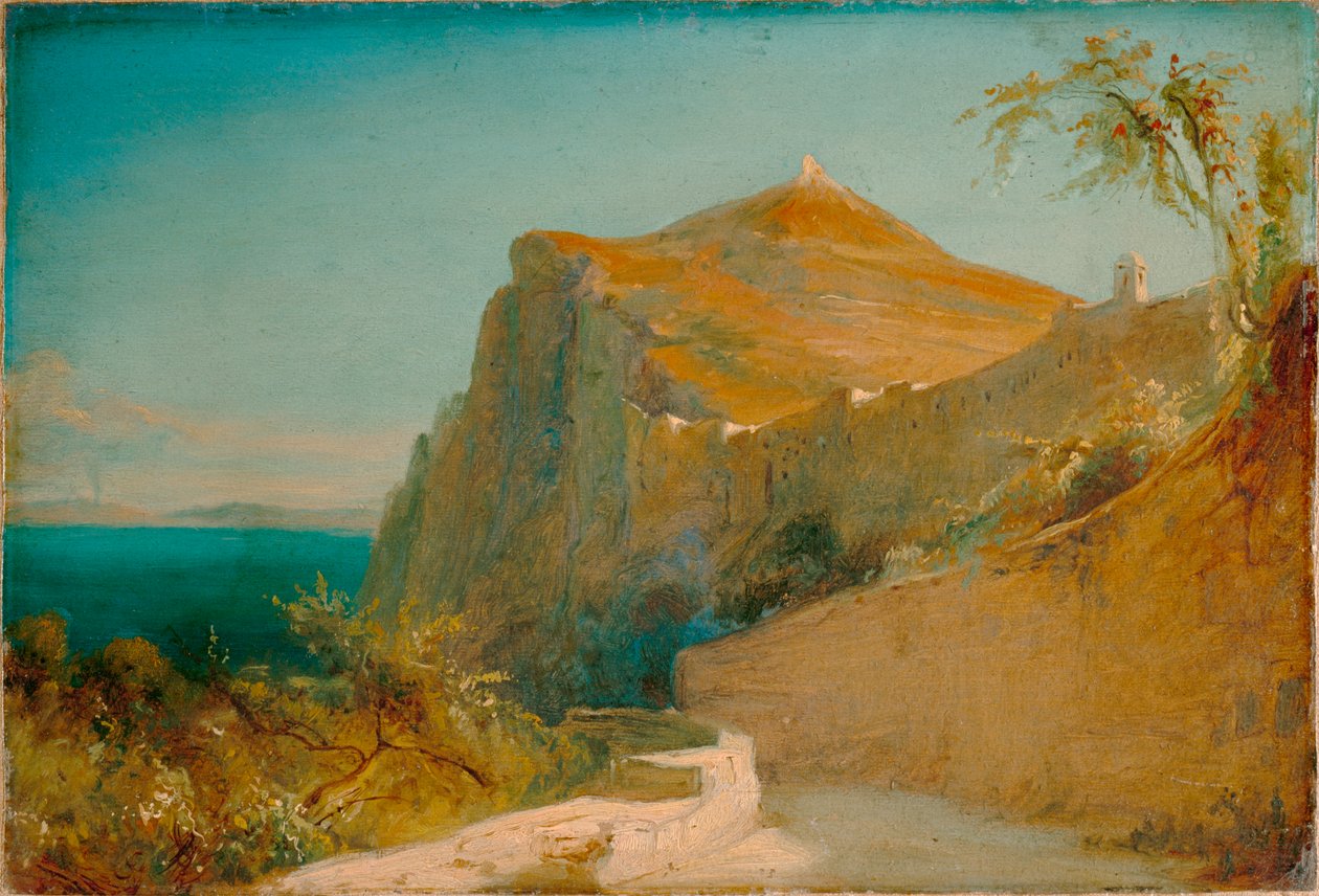 Tiberiovy skály na Capri od Carl Blechen