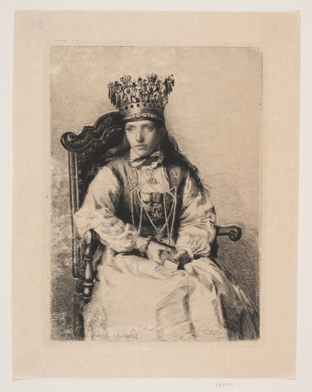 Norská nevěsta od Carl Bloch