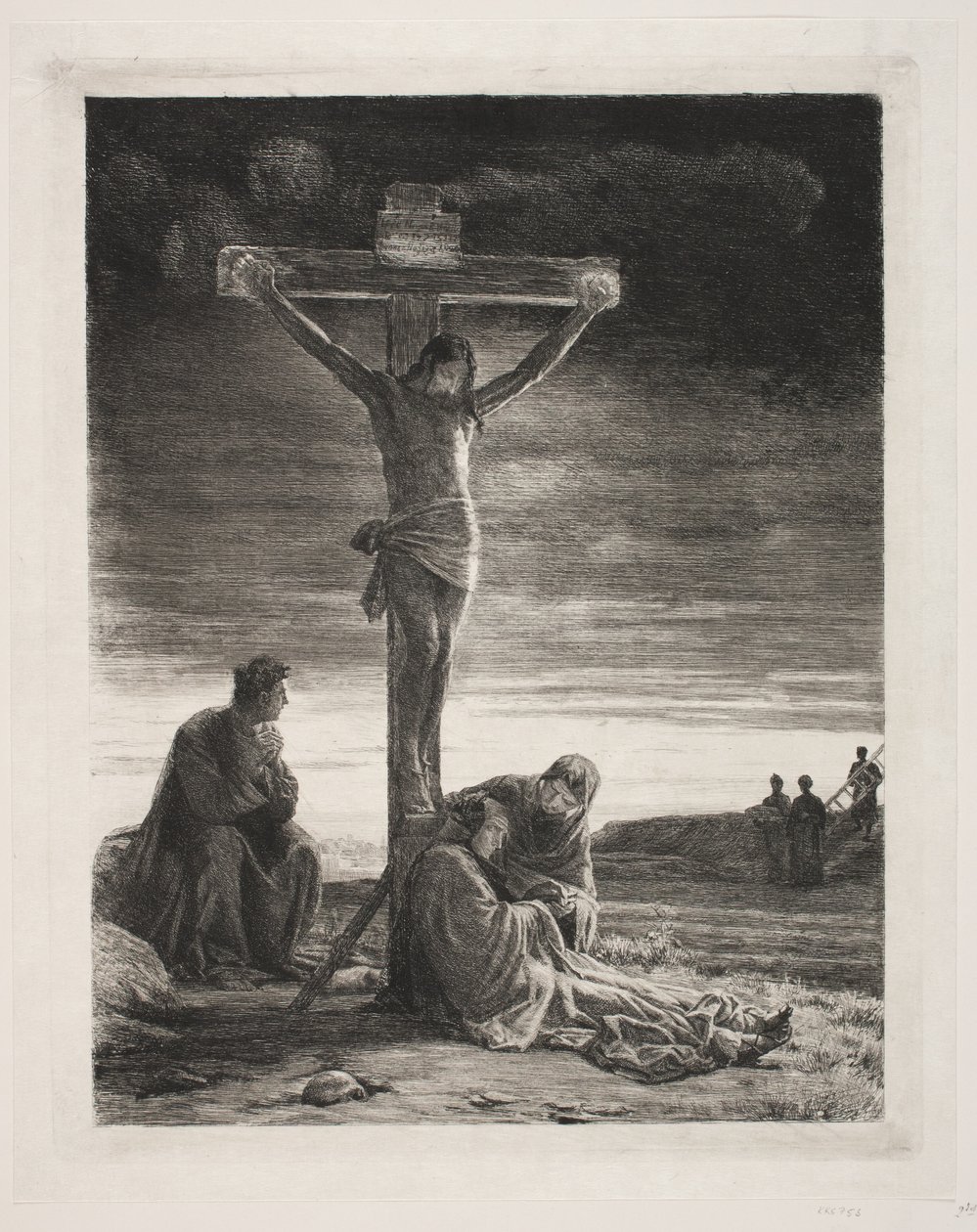 Kristus na kříži od Carl Bloch