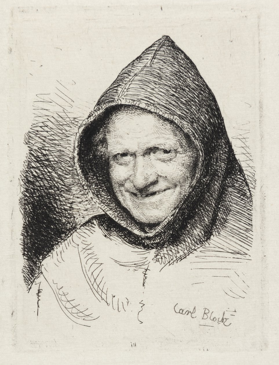 Usměvavý mnich od Carl Bloch