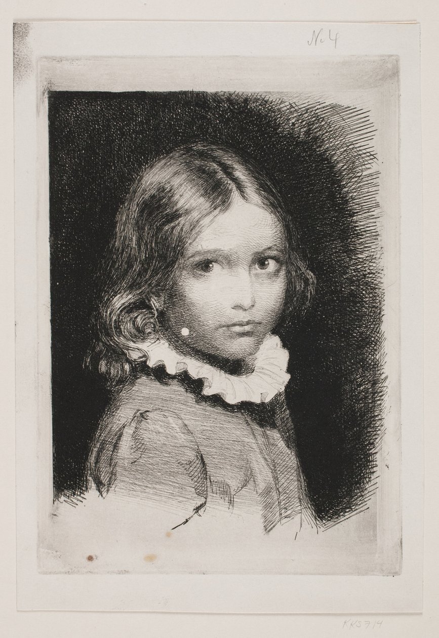 Portrét Clary Emilie Rose Bloch od Carl Bloch