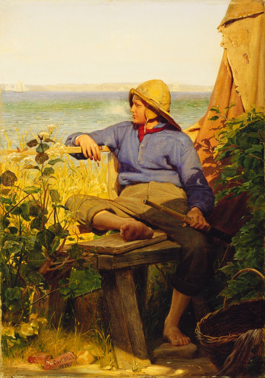 Námořník, 1874 od Carl Bloch