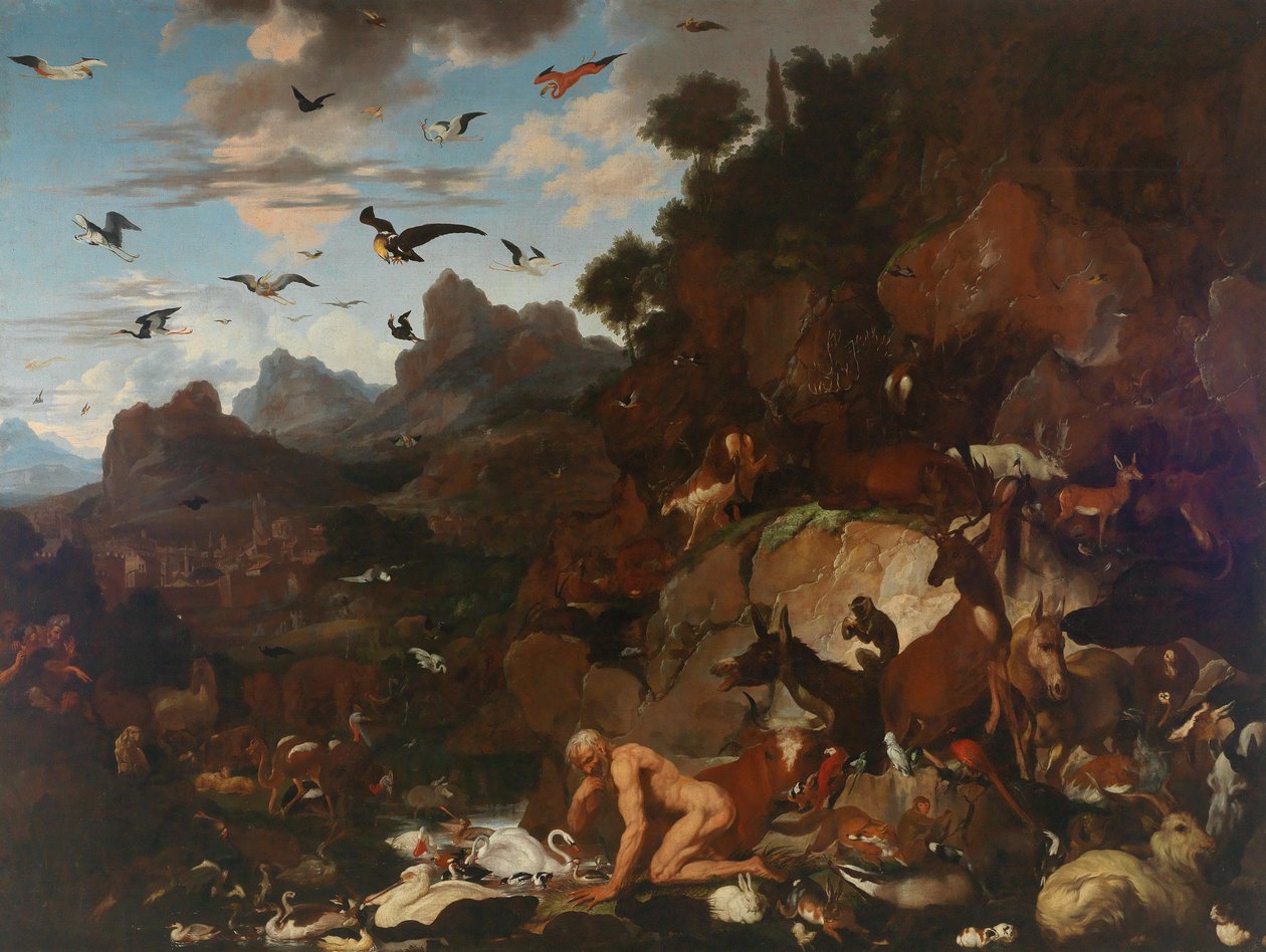 Nabuchodonozorovo šílenství, c. 1680. od Carl Borromaus Andreas Ruthart