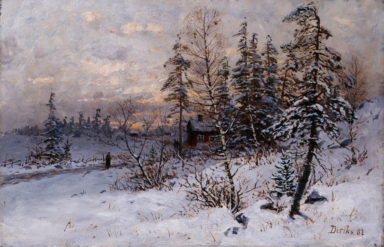 Zima od Carl Edvard Diriks