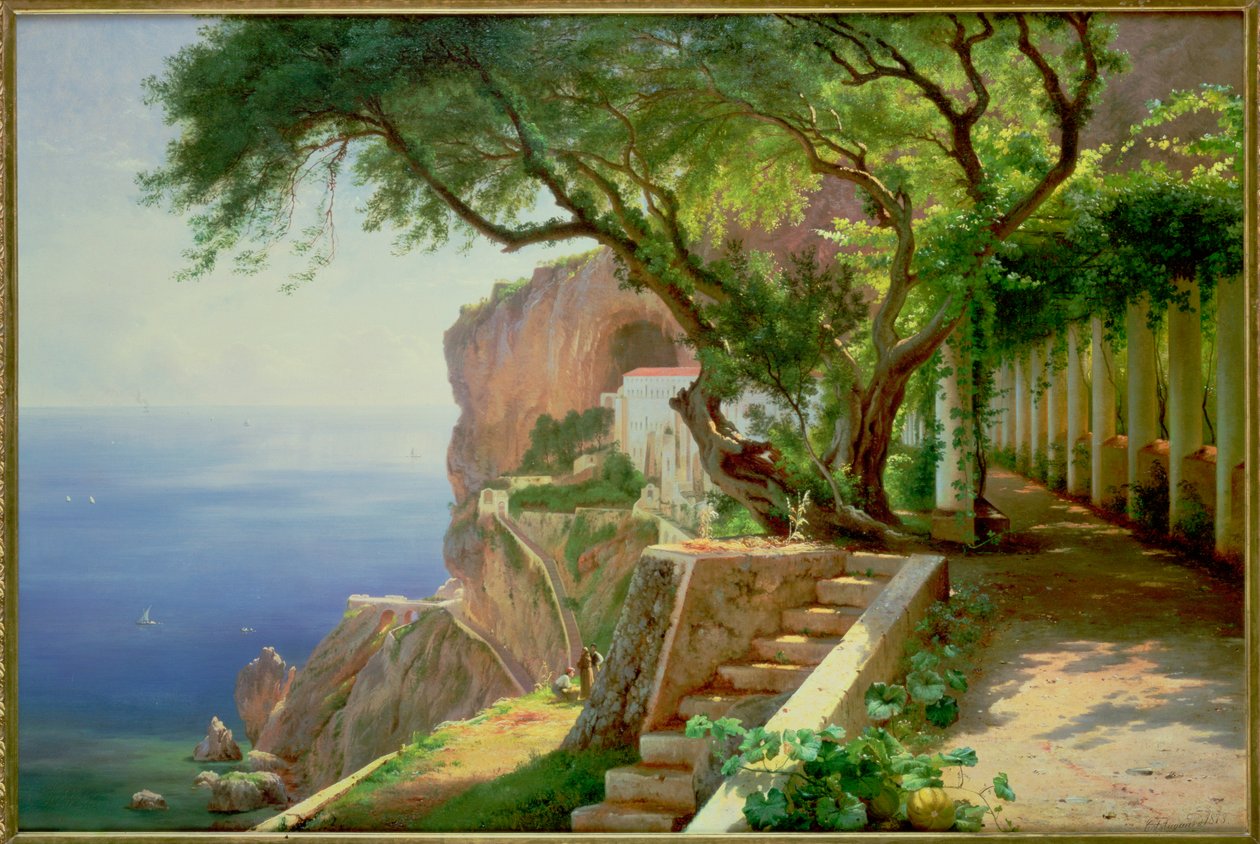 Amalfi (olej na plátně) od Carl Frederick Aagaard