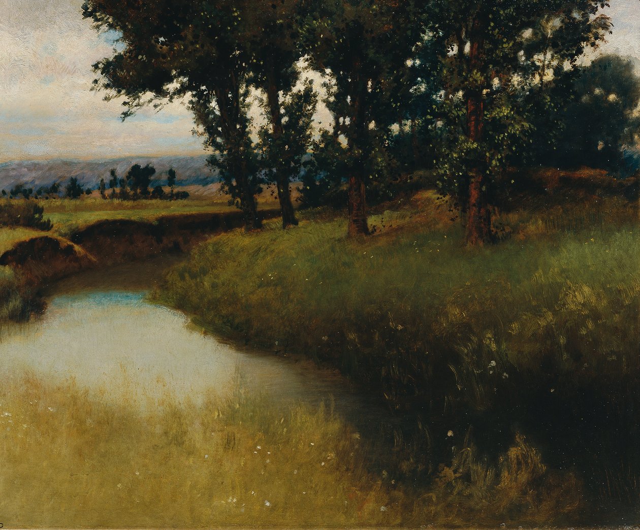 večerní krajina od Carl Freiherr von Pidoll zu Quintenbach