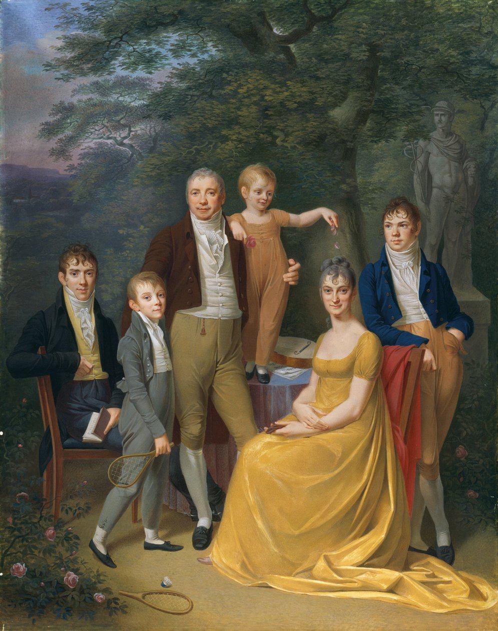 Rodinný portrét od Carl Friedrich Demiani