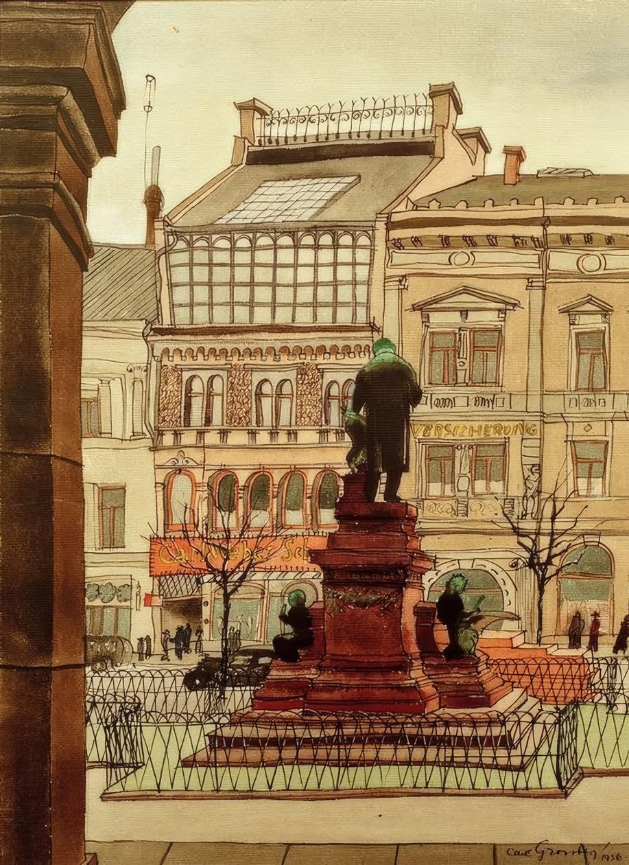Hannover, Marschnerův památník od Carl Grossberg