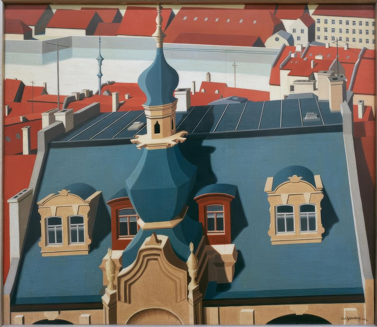 Würzburg, střechy od Carl Grossberg