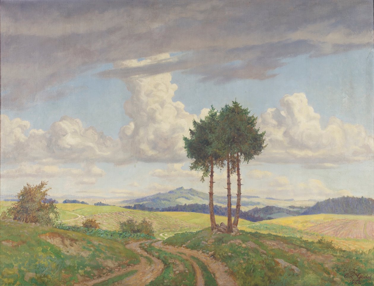polní cesta od Carl Gödel