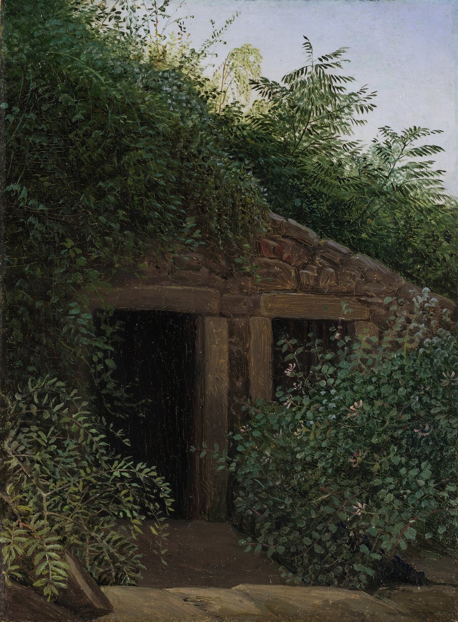 Zarostlá důlní šachta, ca. 1824. od Carl Gustav Carus