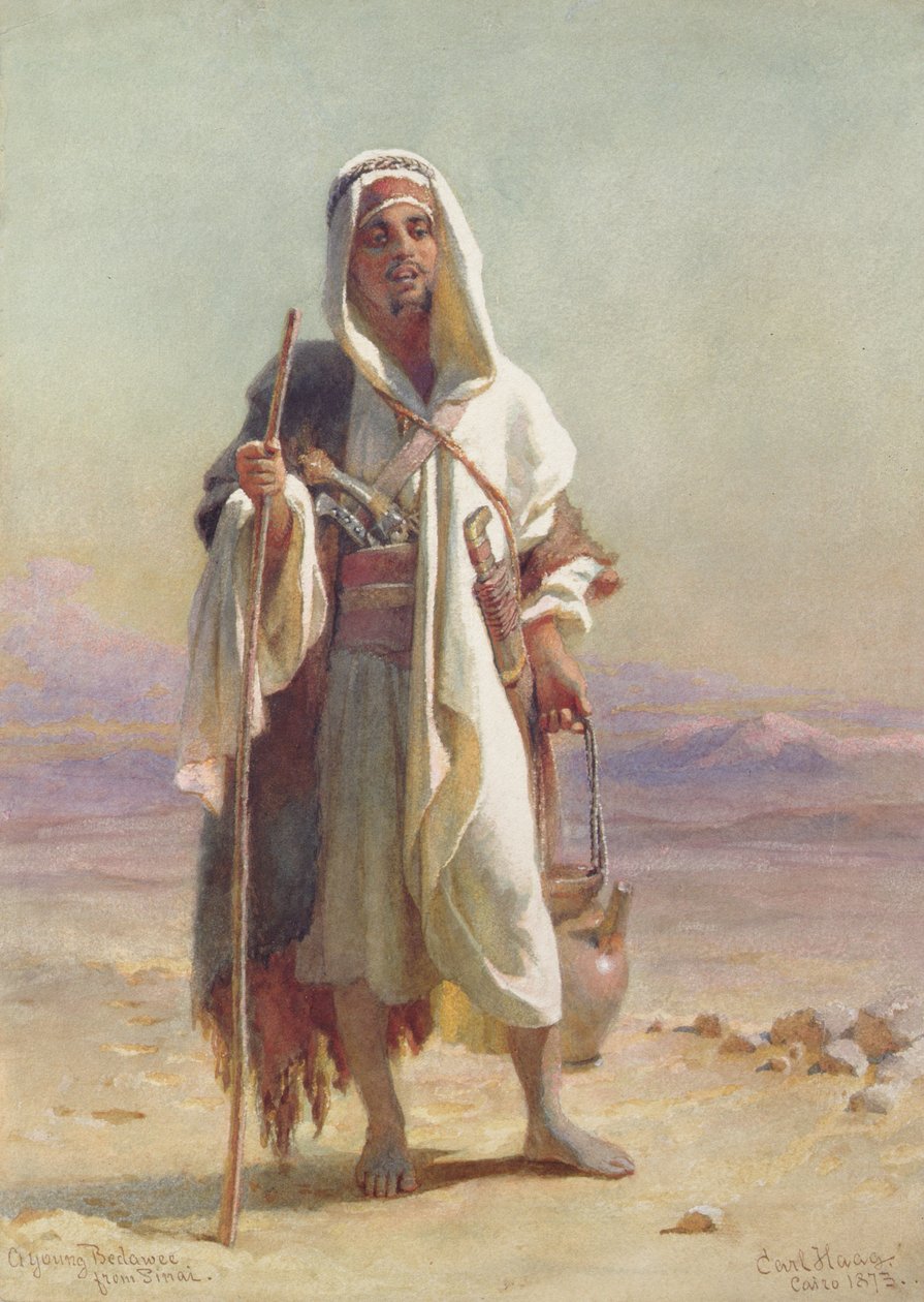 Mladý Bedawee ze Sinaje, 1873 od Carl Haag