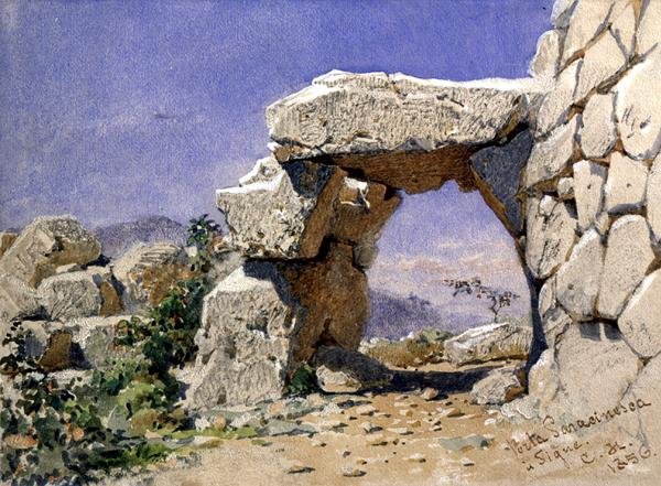 Porta Saracinesa a Signe od Carl Haag