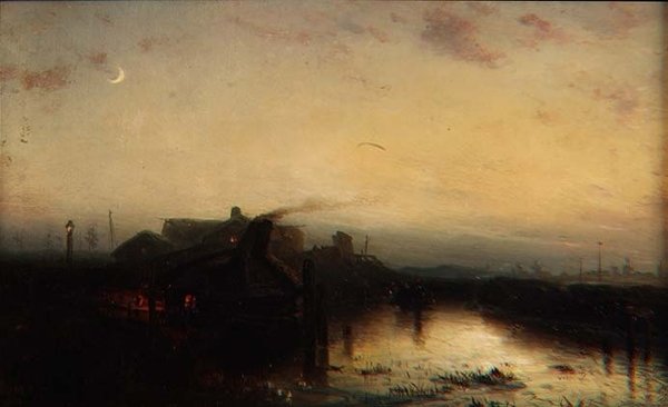 Měsíčný večer od Carl Hilgers