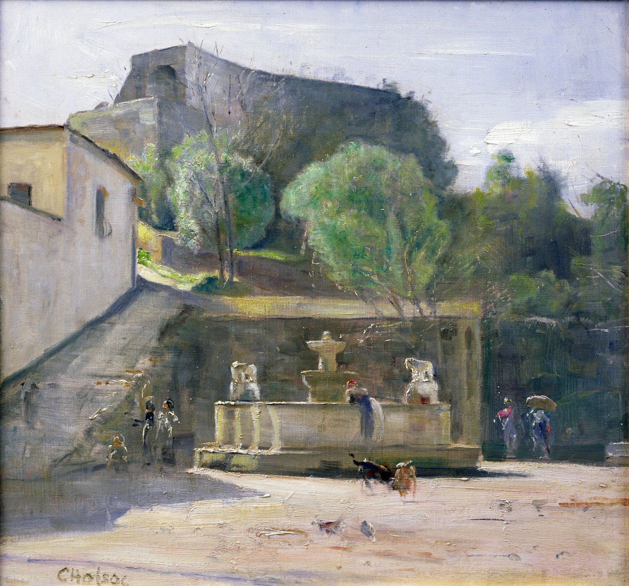 U fontány, Itálie od Carl Holsoe