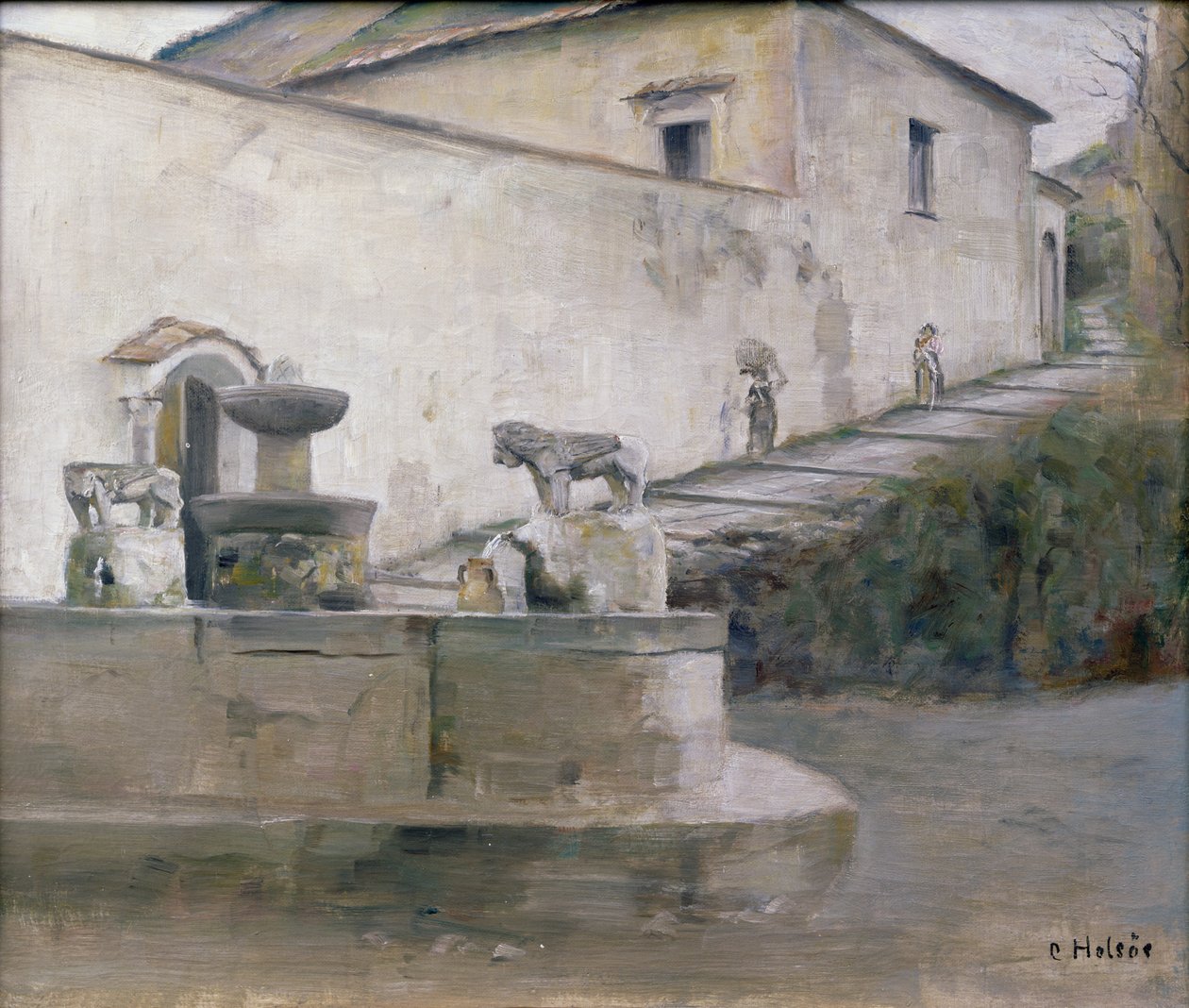 Fontána, Itálie od Carl Holsoe
