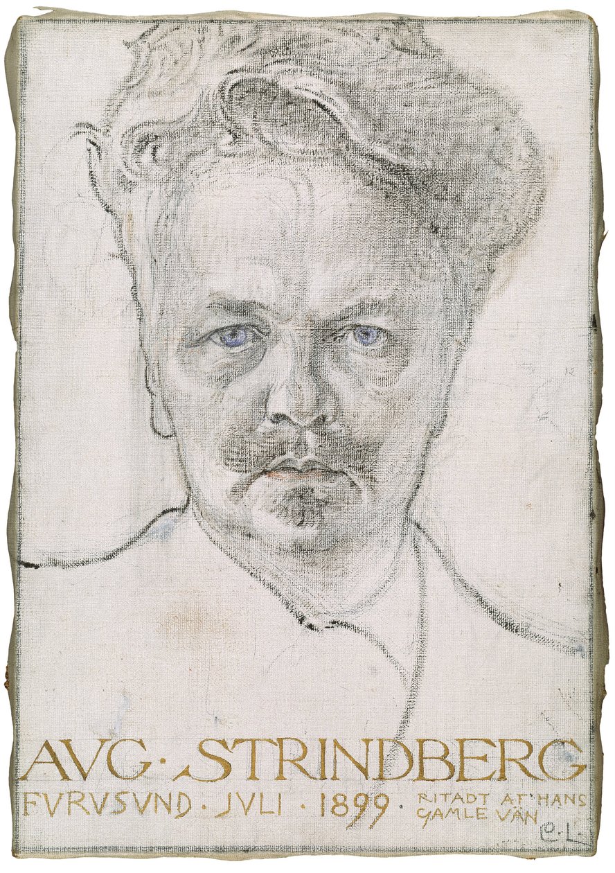 August Strindberg, 1899 od Carl Larsson