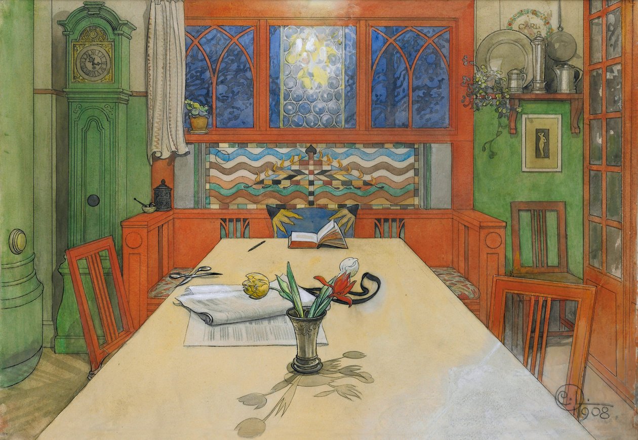 Den je hotov, dobrou noc! 1908 od Carl Larsson