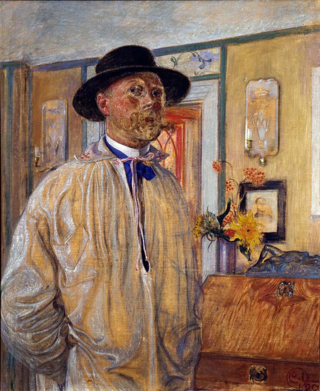 Autoportrét od Carl Larsson