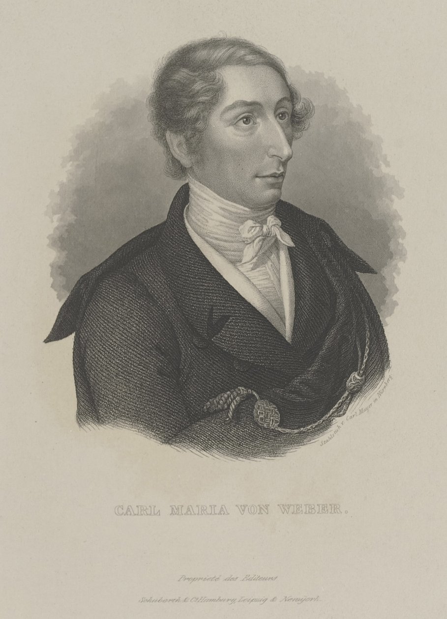 Carl Maria von Weber 1786-1826, c. 1840. od Carl Mayer