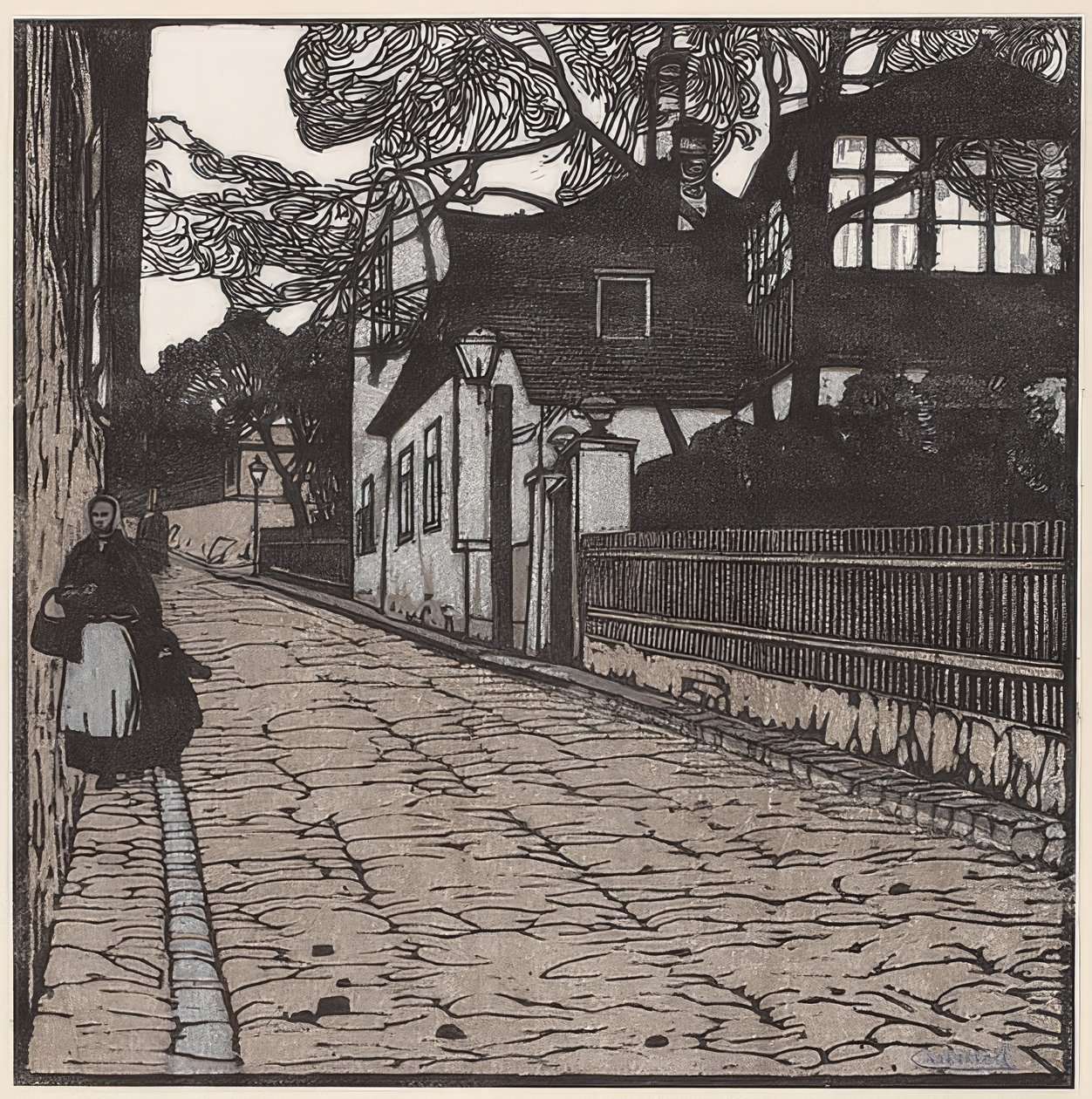Dům Therese Kronesové. 1902 od Carl Moll