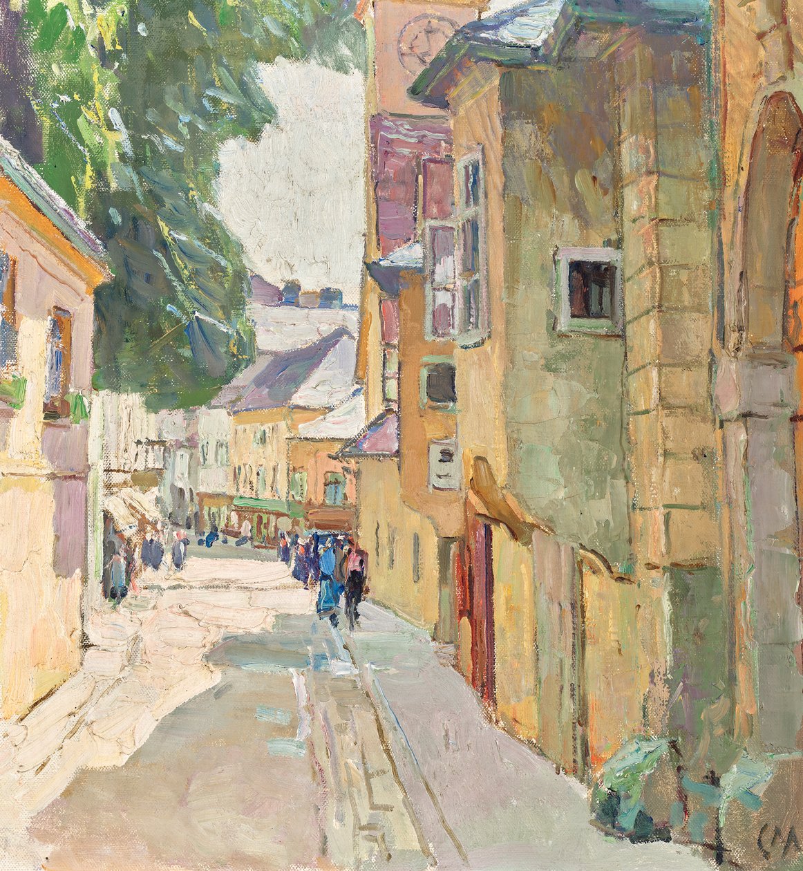 dr Seipel Street v Mödlingu od Carl Moll
