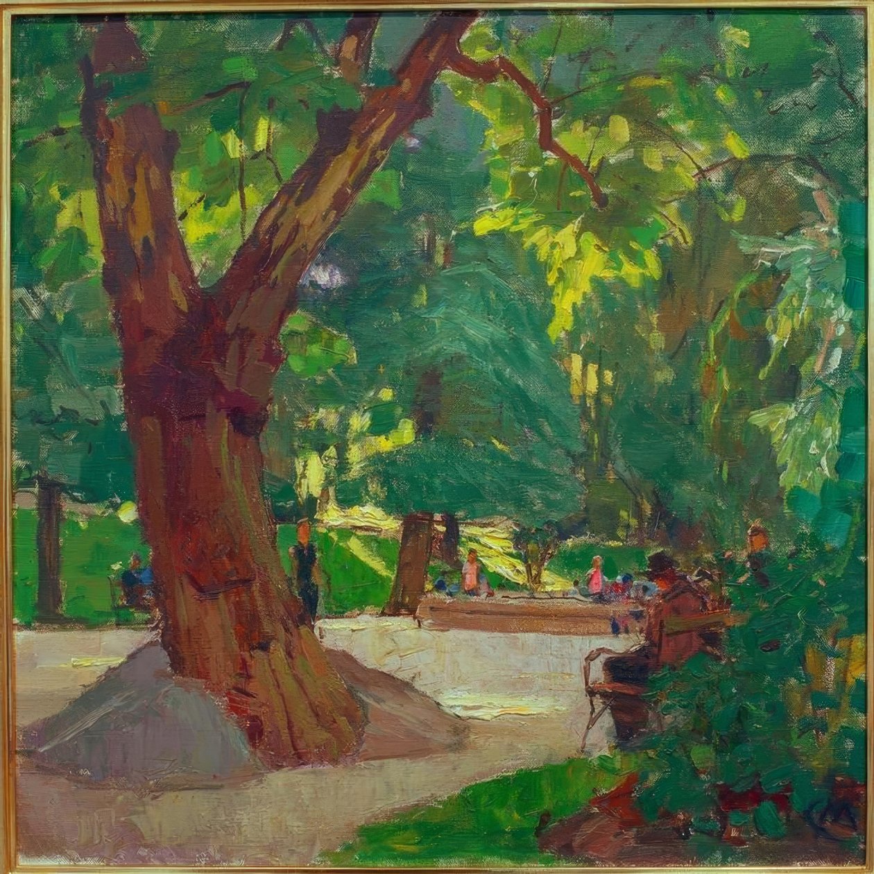 Heiligenstädter Park (Beethovenův park) od Carl Moll