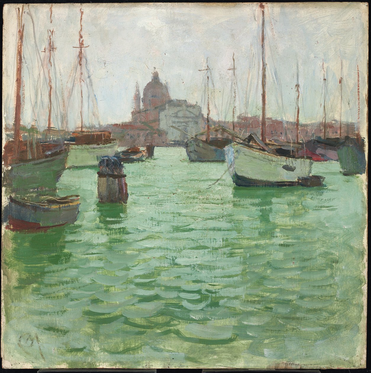 Santa Marie della Salute (olej na panelu) od Carl Moll