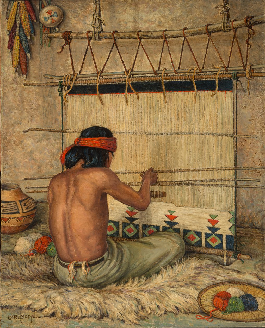 Hopi Weaver od Carl Moon