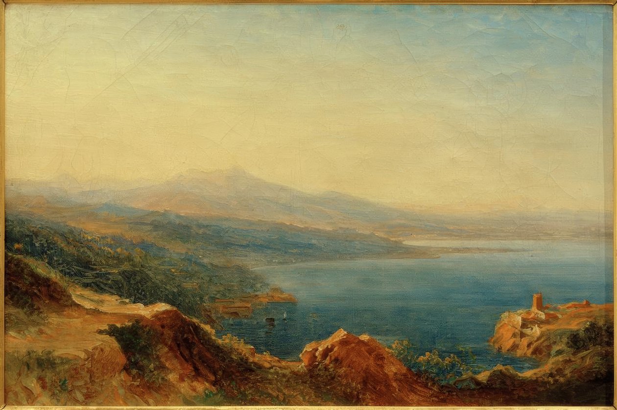 C.Morgenstern, Pobřeží Amalfi od Carl Morgenstern