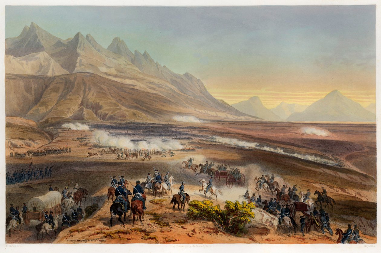 Bitva u Buena Vista, hospoda. 1851. od Carl Nebel