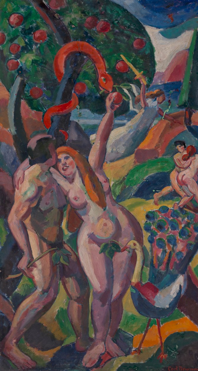 Adam a Eva, před rokem 1932. od Carl Newman